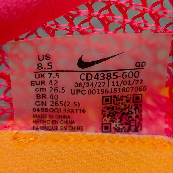 Nike Air Zoom Victory Men\'s 8.5 Hyper Pink Track Spikes Shoes CD4385-600 main image 5